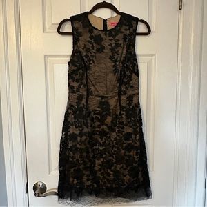 Betsey Johnson Black Lace Dress